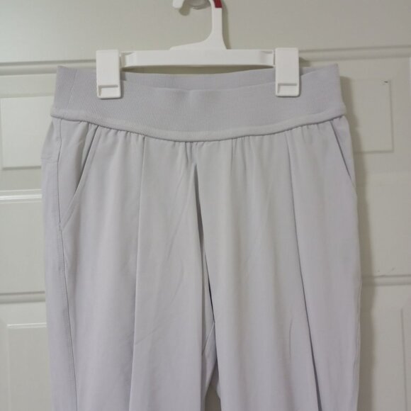 Athleta Womens Light Gray High-Waisted Trousers Size 2 Pants Activewear - Picture 7 of 11
